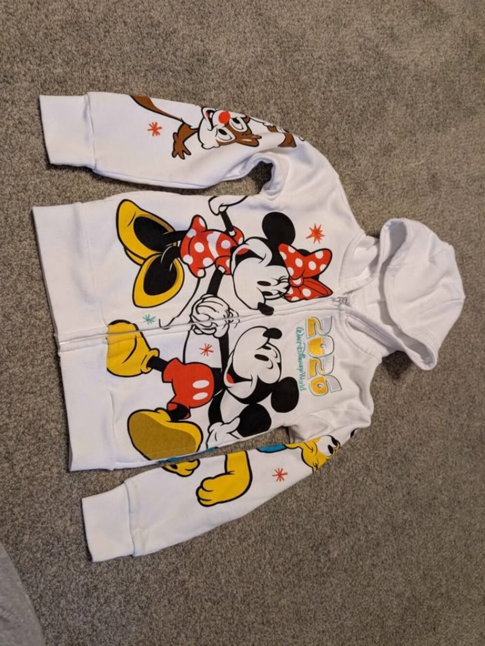 Disney world kids zipper jacket size 5/6